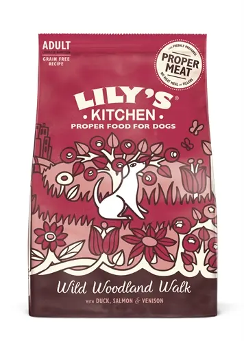 Lily's Kitchen hondenvoer Adult eend, zalm en hert 7 kg – graanvrij