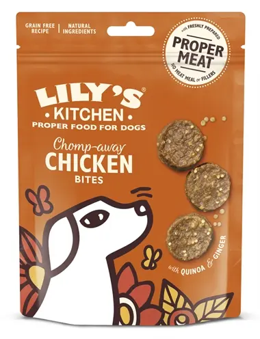 Lily's Kitchen hondensnack Chomp-Away Chicken Bites kip 70 g