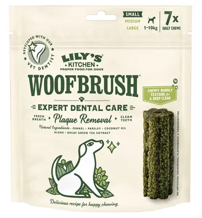 Lily's Kitchen Woofbrush Dental Care kauwsnack S 7 x 22 g
