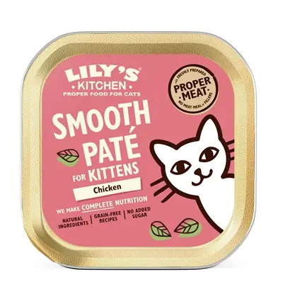 Lily's Kitchen Kitten Smooth Paté kip 19 x 85 g – graanvrij natvoer - Afbeelding 4