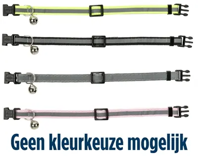 Trixie kittenhalsband reflecterend – assorti, verstelbaar