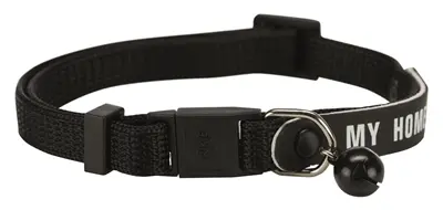 Trixie kattenhalsband My Home met adresflap – assorti, verstelbaar - Afbeelding 4