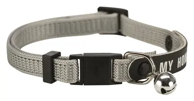 Trixie kattenhalsband My Home met adresflap – assorti, verstelbaar - Afbeelding 5