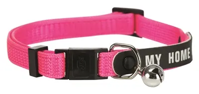 Trixie kattenhalsband My Home met adresflap – assorti, verstelbaar - Afbeelding 6