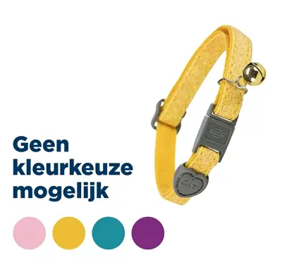 Trixie kattenhalsband glitter – verstelbaar, 4 stuks assorti