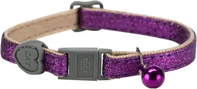 Trixie kattenhalsband glitter – verstelbaar, 4 stuks assorti - Afbeelding 3