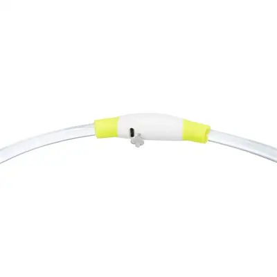 Trixie lichtgevende halsband USB Flash Light groen S-M 40 x 0,8 cm - Afbeelding 5