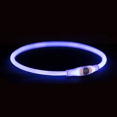 Trixie lichtgevende halsband Flash Light multicolor S-M 40 x 0,8 cm - Afbeelding 6