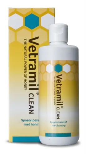 Vetramil Clean spoelvloeistof 100 ml – op basis van honing