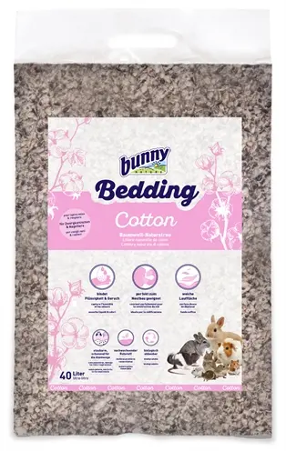 Bunny Nature Bunnybedding Cotton 40 liter – bodembedekking van katoen