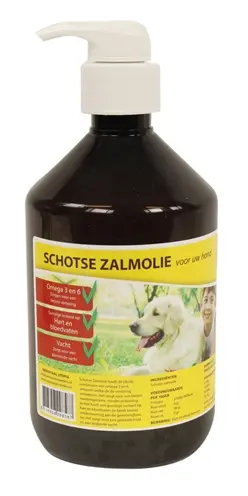 Utopia Diertotaal zalmolie hond naturel 500 ml – met pompje