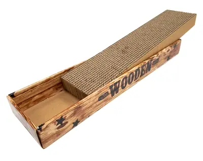 Croci krabplank Homedecor Noce houtprint bruin 48 x 12,5 x 5 cm - Afbeelding 4