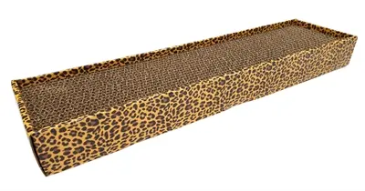 Croci krabplank Homedecor dierenprint luipaard 48 x 12,5 x 5 cm