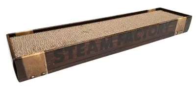 Croci krabplank Homedecor Wenge houtprint donkerbruin 48 x 12,5 x 5 cm