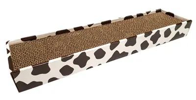 Croci krabplank Homedecor dierenprint koe 48 x 12,5 x 5 cm