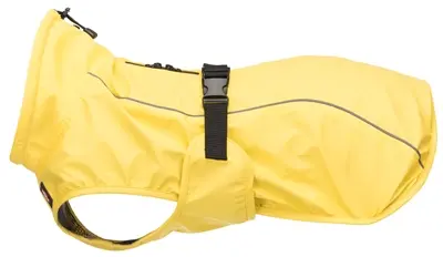 Trixie regenjas hond Vimy geel 25 cm – waterdicht en winddicht