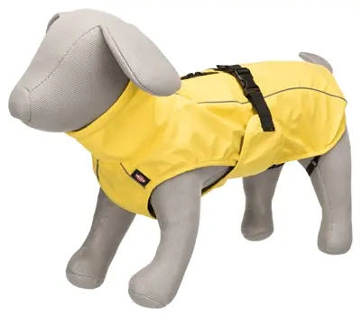 Trixie regenjas hond Vimy geel 25 cm – waterdicht en winddicht - Afbeelding 4