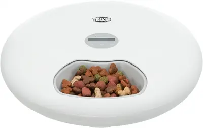Trixie voerautomaat TX5+1 wit – 6 maaltijden van 180 ml - Afbeelding 4