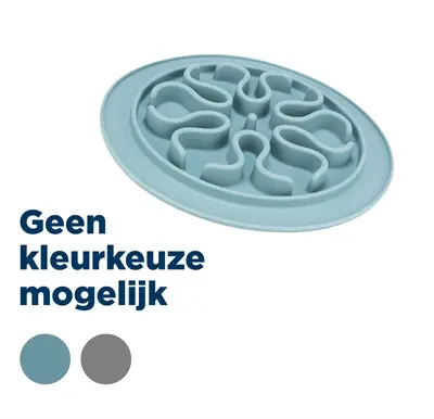 Trixie voermat Slow Feed siliconen assorti 24 cm – slipvast