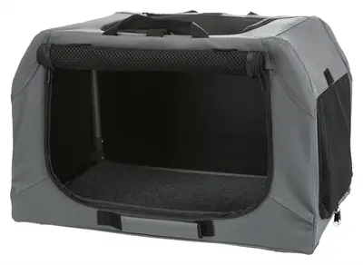Trixie Soft Kennel Easy reisbench grijs 95 x 69 x 63 cm