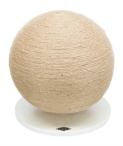 Trixie krabpaal bol op voet jute/hout 29 x 29 x 31 cm