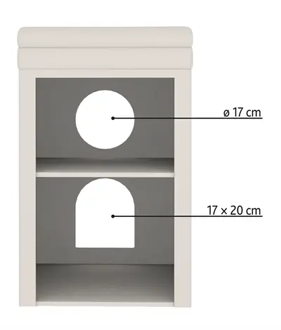 Trixie krabpaal Cat Tower Saul grijs 39 x 39 x 64 cm – krabton - Afbeelding 9
