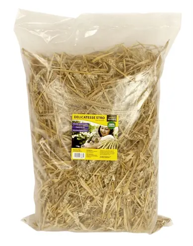 Utopia Diertotaal Delicatesse stro 1 kg – bodembedekker voor konijnen