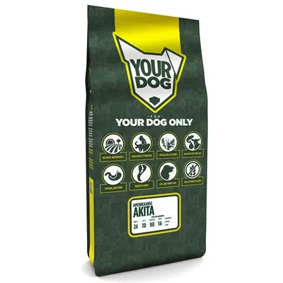 Yourdog hondenvoer Amerikaanse Akita Adult 12 kg – buffel en gevogelte