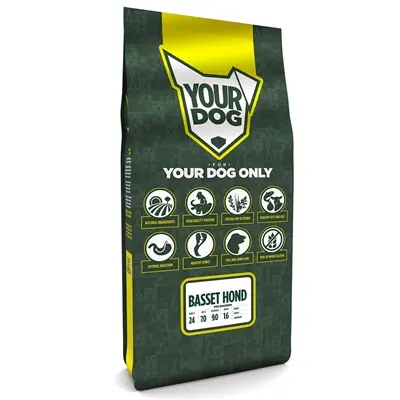 Yourdog hondenvoer Basset Hond Adult 12 kg – buffel en gevogelte