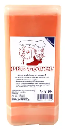 Pet-Towel hondenhanddoek XL 68 x 68 cm – hoge vochtopname