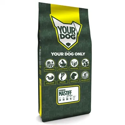 Yourdog hondenvoer Pyreneese Mastiff Adult 12 kg – buffel en gevogelte