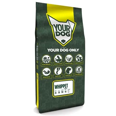 Yourdog hondenvoer Whippet Senior 12 kg – buffel en gevogelte