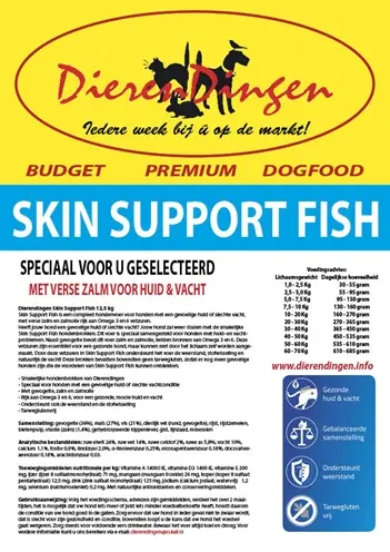 Budget Premium hondenvoer Skin Support Fish 12,5 kg – zalm, gevoelige huid