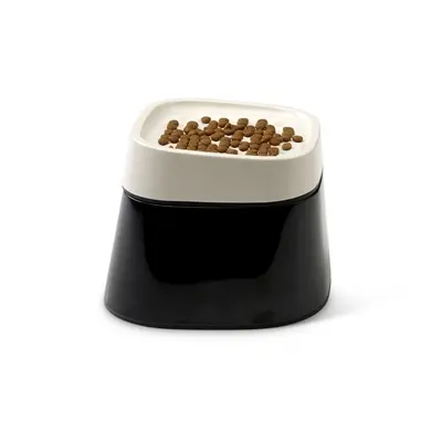 Savic Ergo Cube voerbak crème/zwart 22 x 22 x 16 cm – ergonomisch - Afbeelding 5