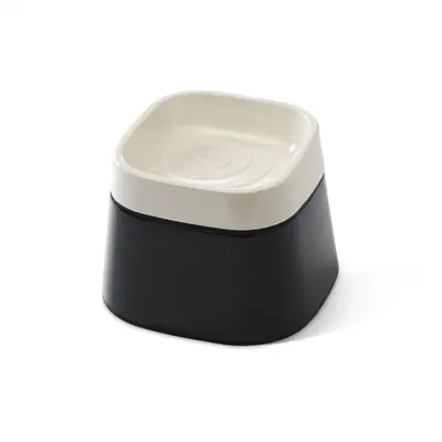 Savic Ergo Cube drinkbak crème/zwart 22 x 22 x 16 cm – ergonomisch