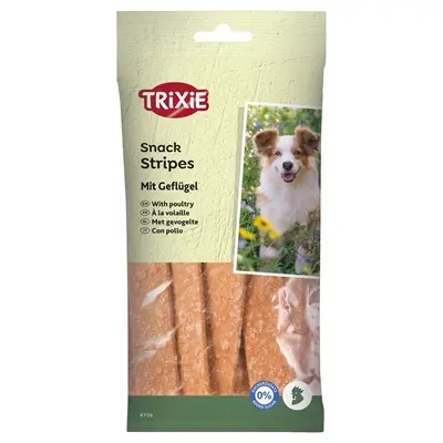 Trixie Stripes gevogelte hondensnack 100 g – 15 stuks