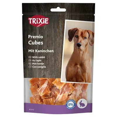 Trixie Premio Rabbit Cubes 100 g – hondensnack met 70% konijn