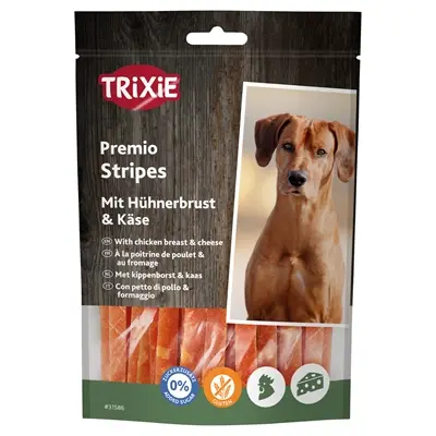 Trixie Premio Cheese Chicken Stripes 100 g – kip en kaas