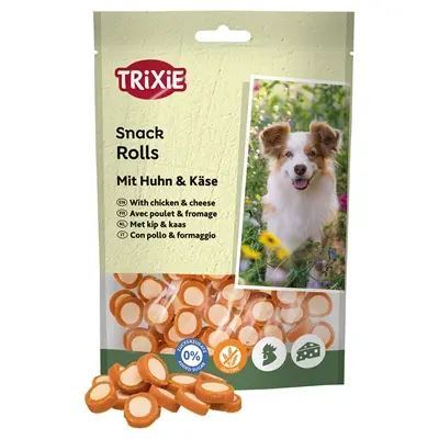 Trixie Premio Cheese Chicken Rolls 100 g – hondensnack kip en kaas
