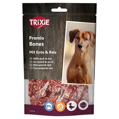 Trixie Premio Rice Duck Bones 80 g – crunchy snackbotjes eend