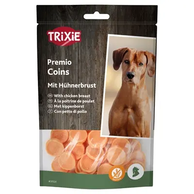 Trixie Premio Chicken Coins 100 g – hondensnack met kippenborst