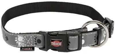 Trixie Silver Reflect halsband 30-45 x 1,5 cm – met trekontlasting