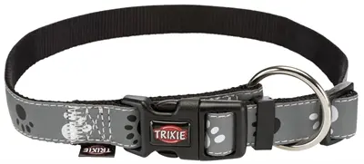 Trixie Silver Reflect halsband 35-55 x 2 cm – met trekontlasting