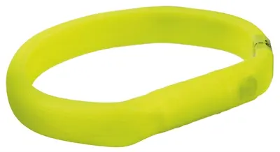 Trixie Flash lichtgevende halsband USB siliconen groen 70 x 1,8 cm