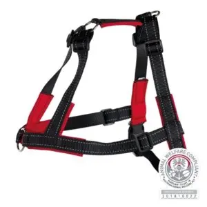 Trixie Lead ‘n’ Walk Soft trainingstuig zwart 45-70 x 2,5 cm