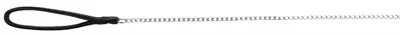 Trixie hondenriem ketting met nylon handvat zwart 110 x 0,2 cm