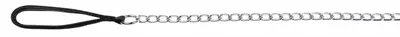 Trixie hondenriem ketting met nylon handvat zwart 100 x 0,4 cm