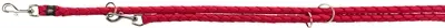 Trixie Cavo looplijn verstelbaar rood 200 x 1,2 cm – maat S-M