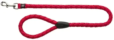 Trixie Cavo looplijn rond gevlochten rood 100 x 1,8 cm