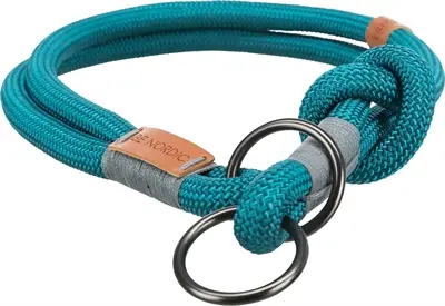 Trixie Be Nordic halfslip halsband petrol/lichtgrijs 55 x 1,3 cm